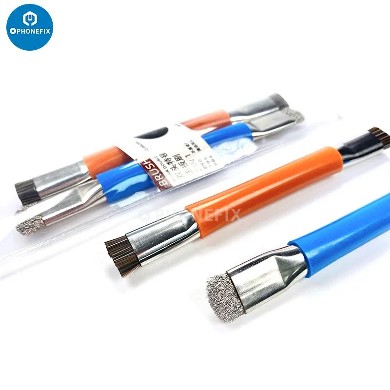 MiJing IC Pad Cleaning Steel Sideburns Brush 2Pcs/Box - Image 9
