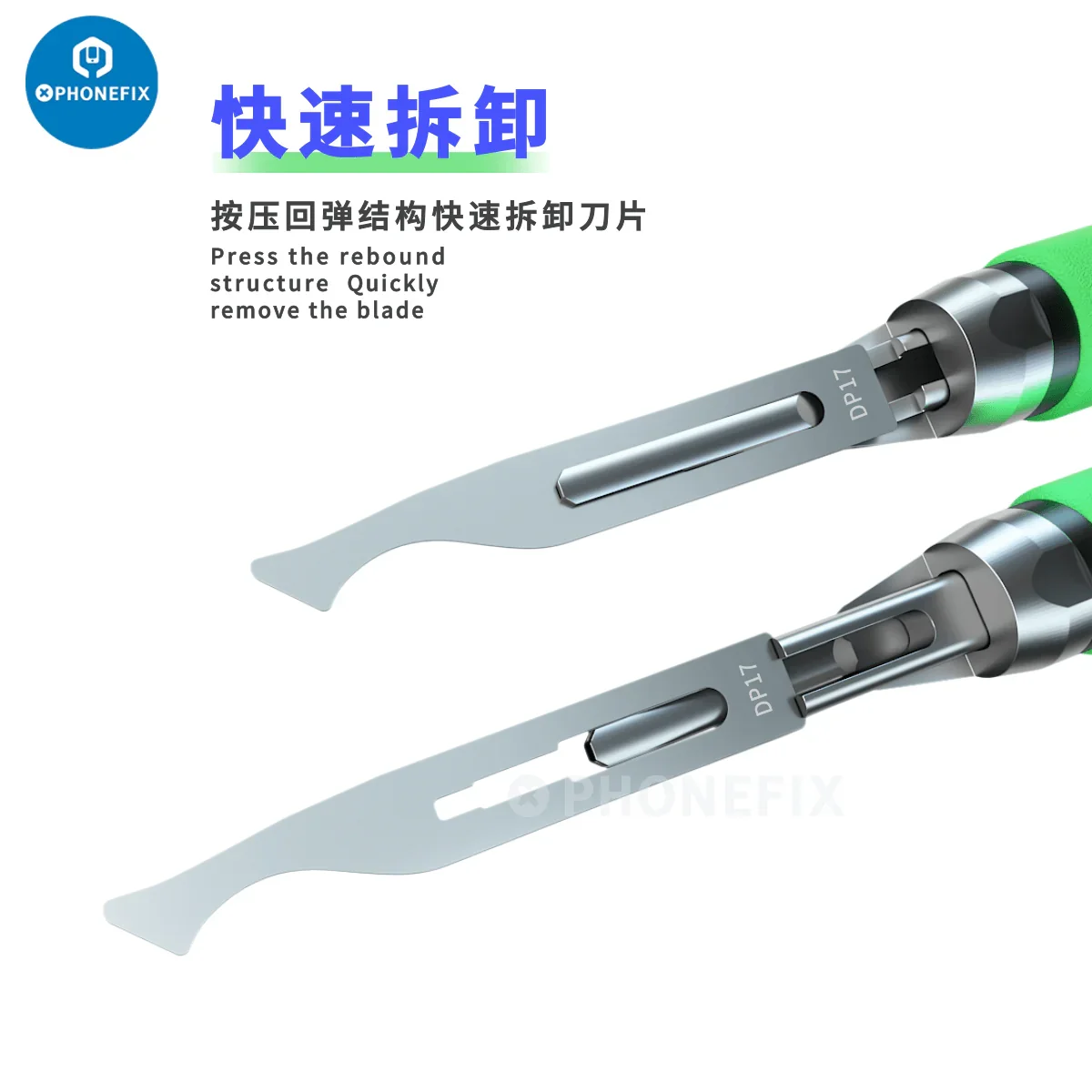 Mijing KC8 Quicky Glue Removal Blade Set CPU Disassemble Knife - Image 2