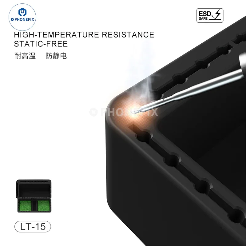 MIJING LT-15 Soldering Iron Companion With Cleaning Storage Area - Image 2