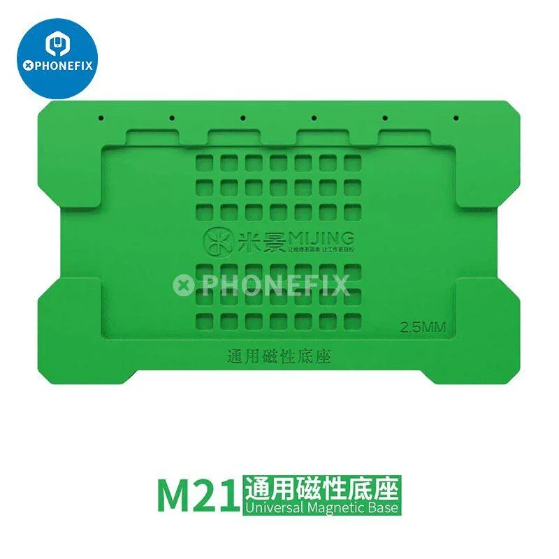 MIJING M21 Universal Magnetic Base Phone Mid Frame Reballing Tool - Image 3