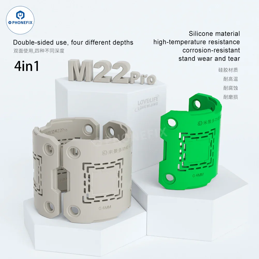 Mijing M22 Pro Double-sided Magnetic Mat Chip Soldering Silicone Pad - Image 4