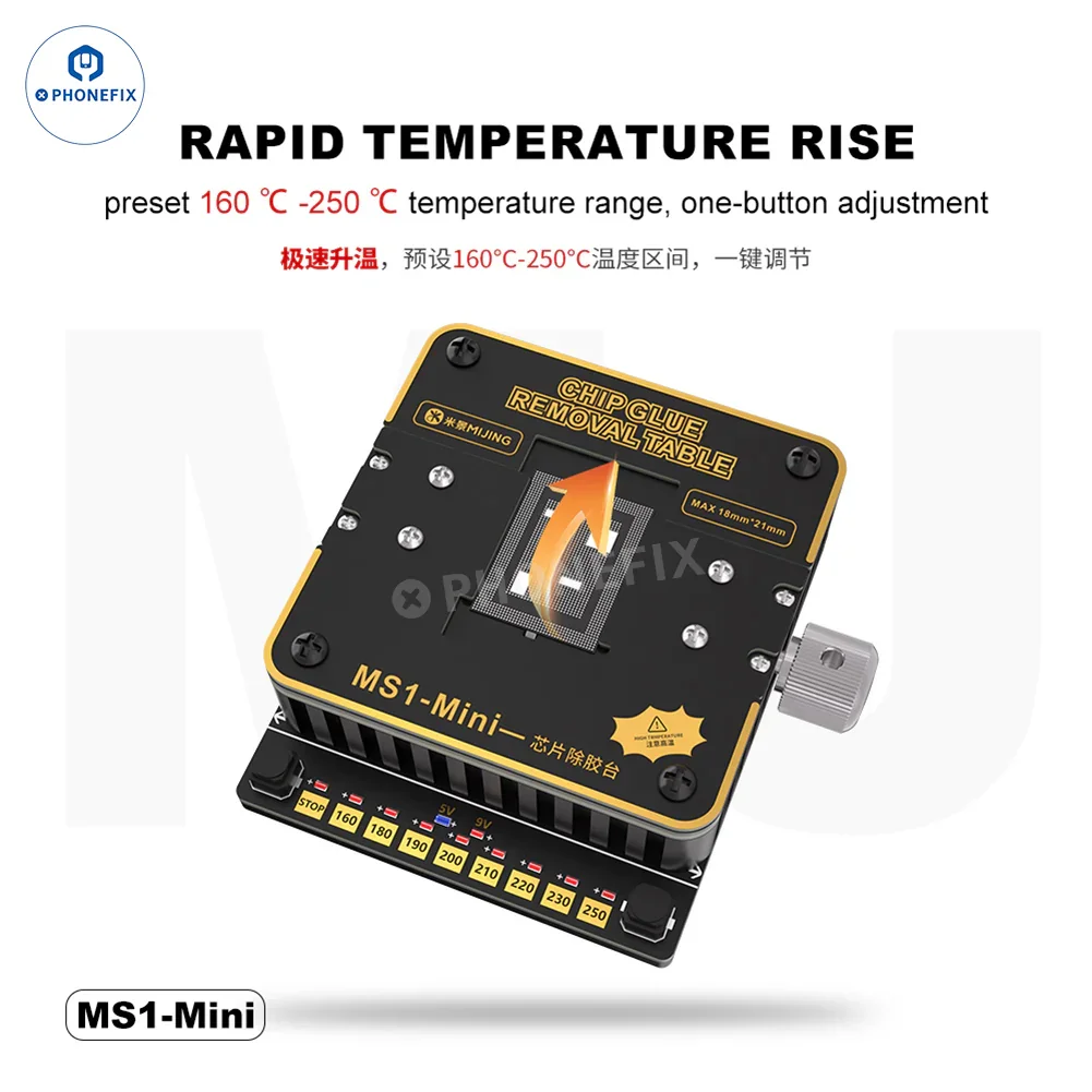 MIJING MS1-MINI Chip Glue Removal Table Heating Platform - Image 4
