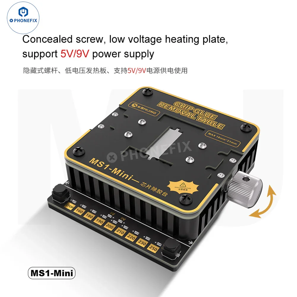 MIJING MS1-MINI Chip Glue Removal Table Heating Platform - Image 5