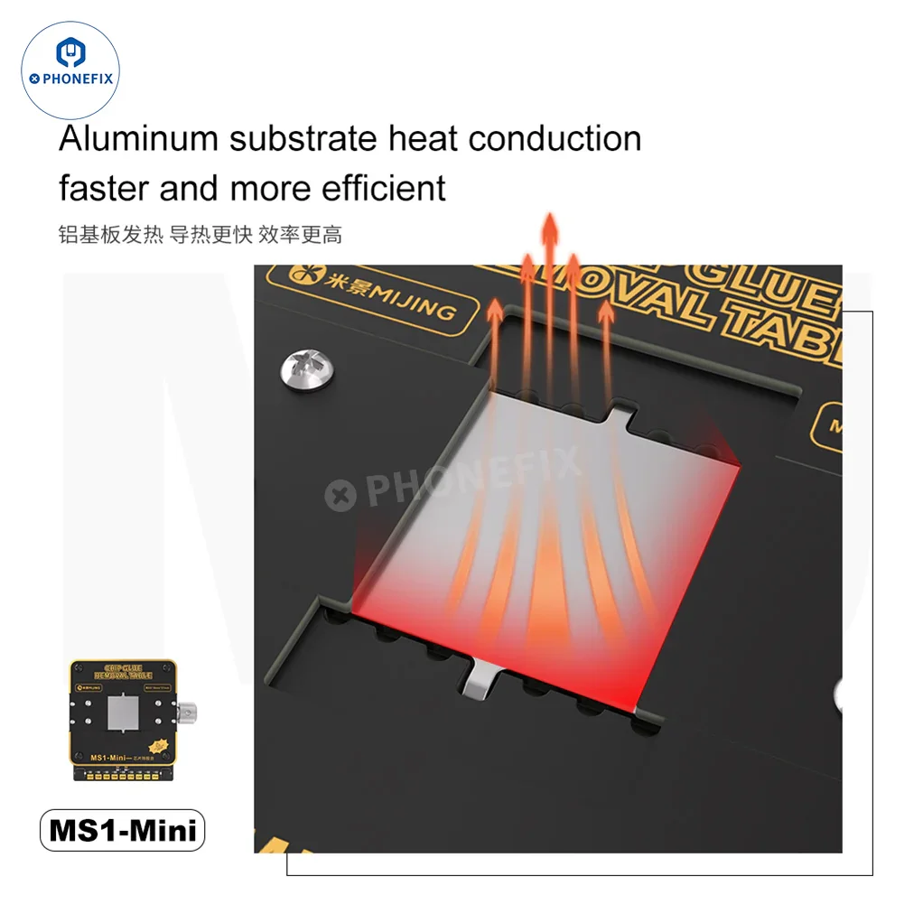 MIJING MS1-MINI Chip Glue Removal Table Heating Platform - Image 6
