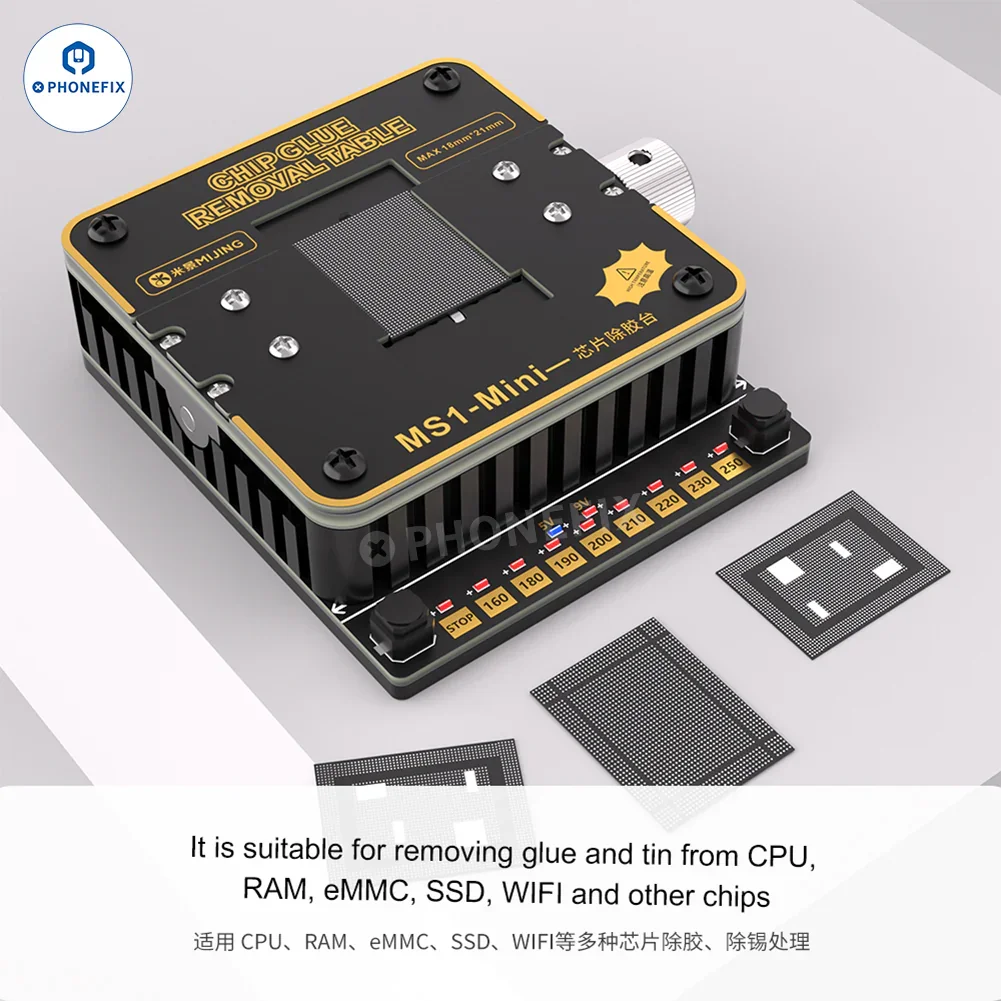 MIJING MS1-MINI Chip Glue Removal Table Heating Platform - Image 8