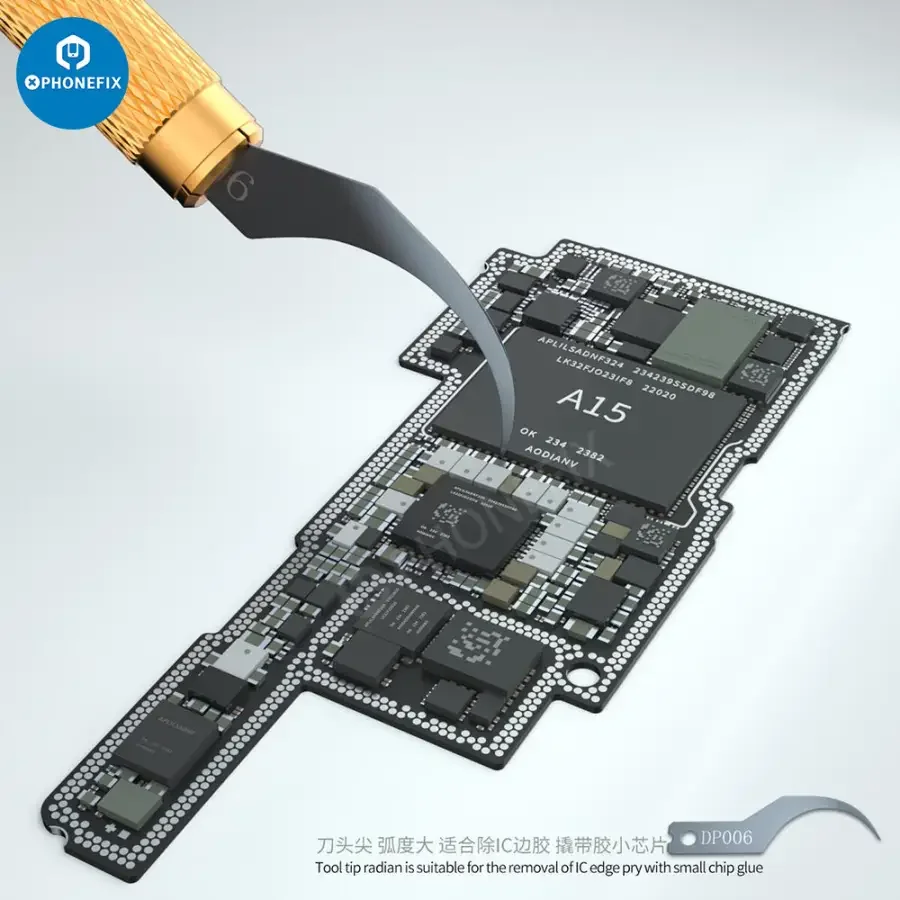 Mijing Phantom Knife 3 in 1 Blade Handle Set IC Glue Removal Tool - Image 4