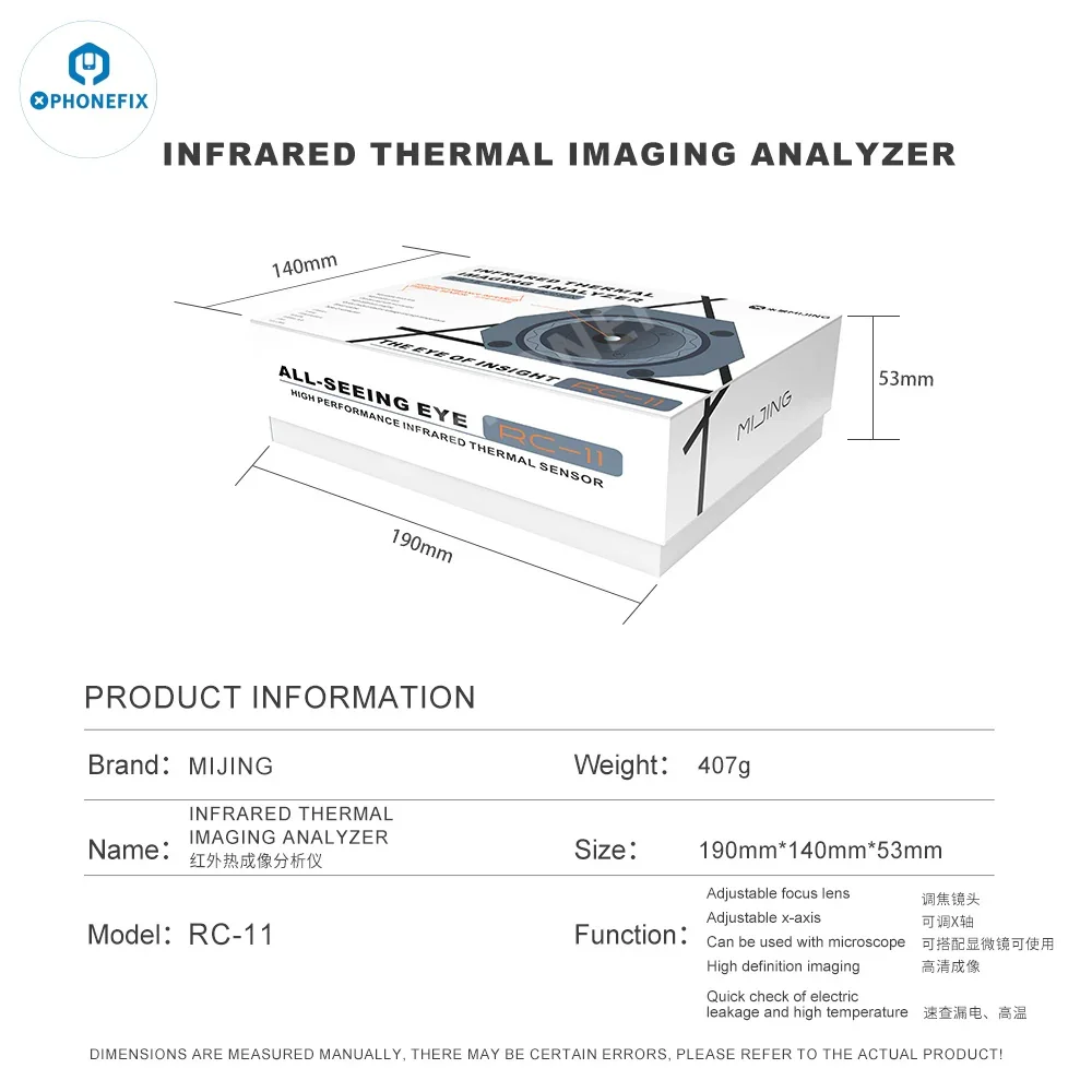 MIJING RC-11 Infrared Thermal Imager Motherboard Fault Analyzer - Image 6