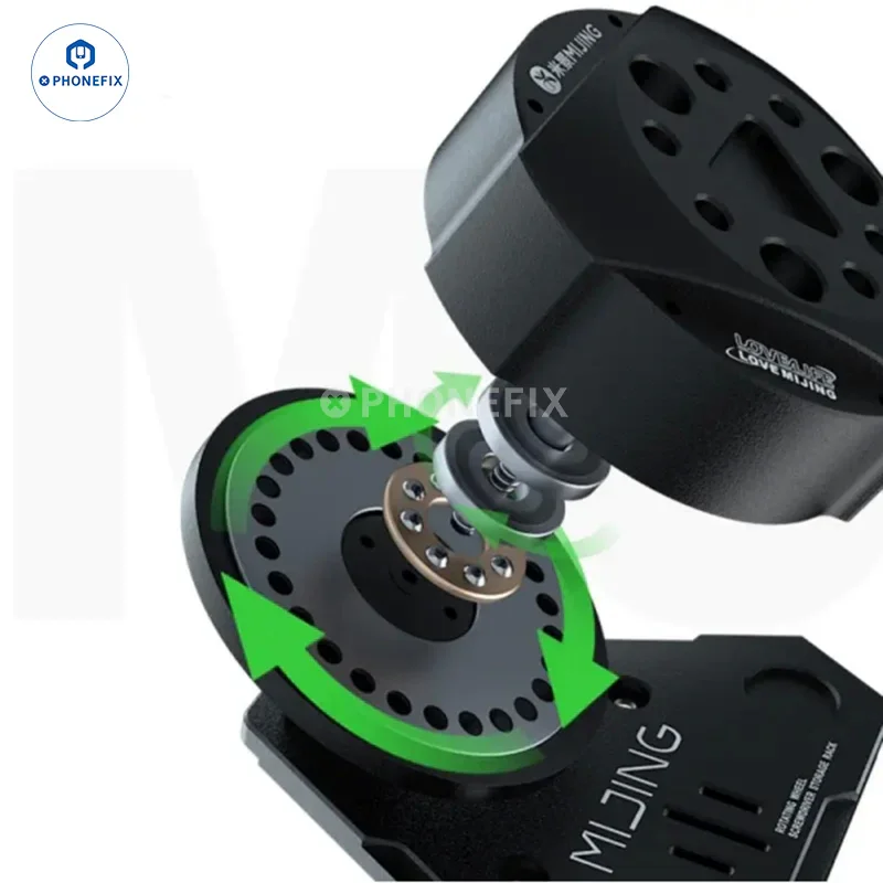 MIJING SN-13 Rotating Wheel Screwdriver Tweezers Storage Rack - Image 4