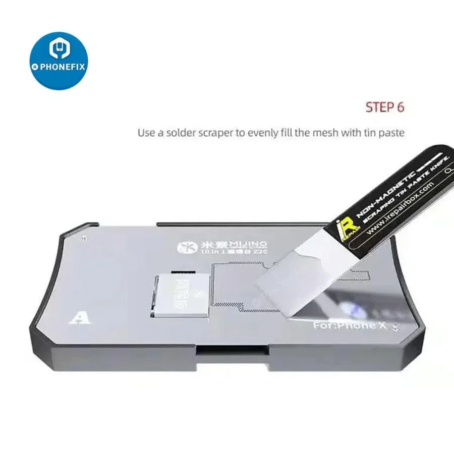 Mijing Z20 Max/Pro iPhone X-17 Pro Max Middle Frame Reballing Platform - Image 4