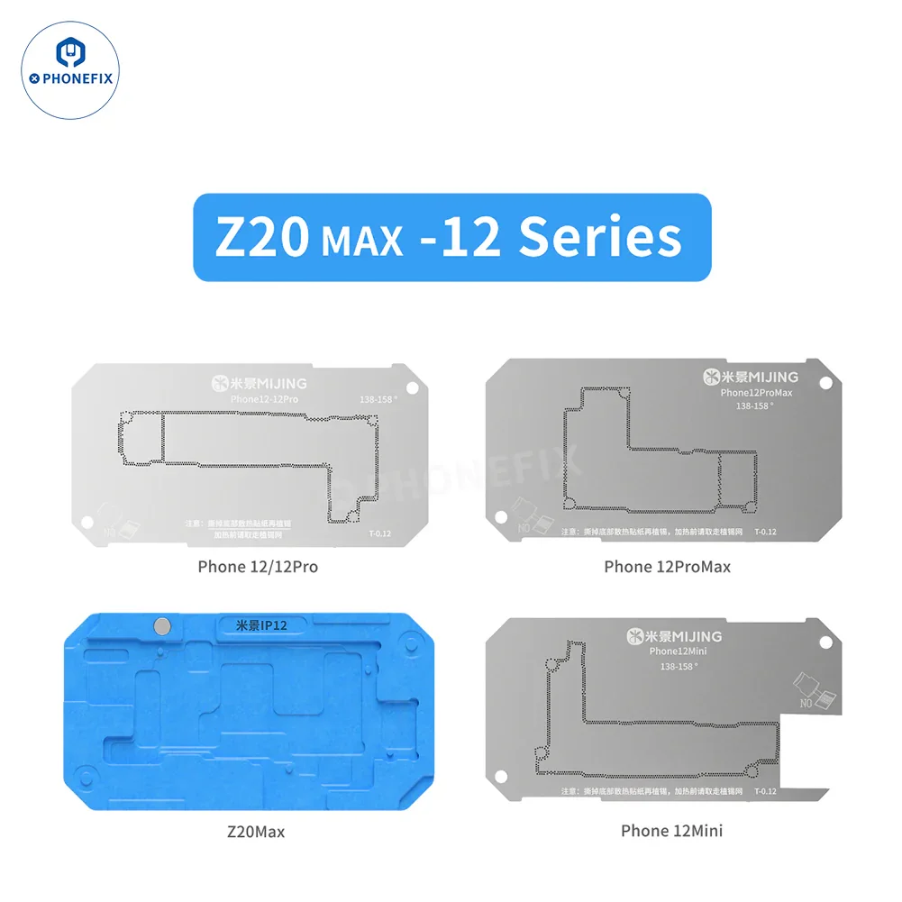 Mijing Z20 Max/Pro iPhone X-17 Pro Max Middle Frame Reballing Platform - Image 7
