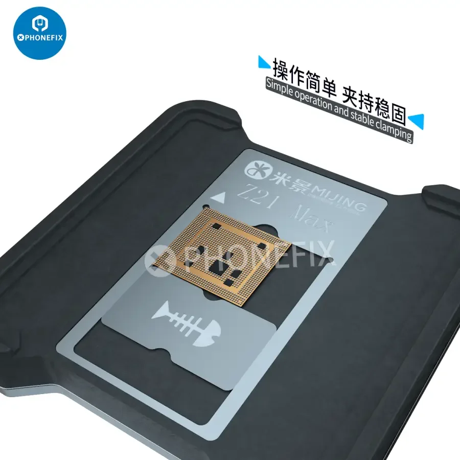 MIJING Z21 MAX CPU Reballing Stencil Station For iPhone Android - Image 4