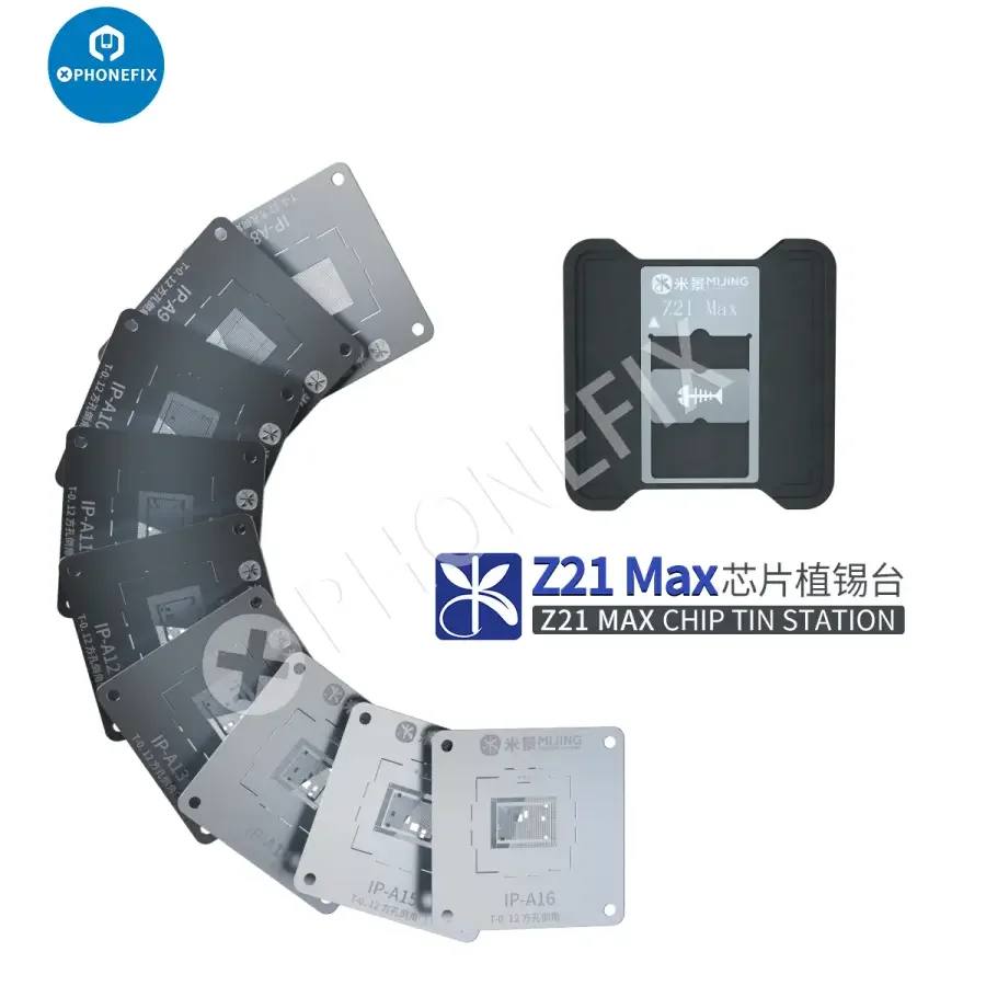 MIJING Z21 MAX CPU Reballing Stencil Station For iPhone Android - Image 8