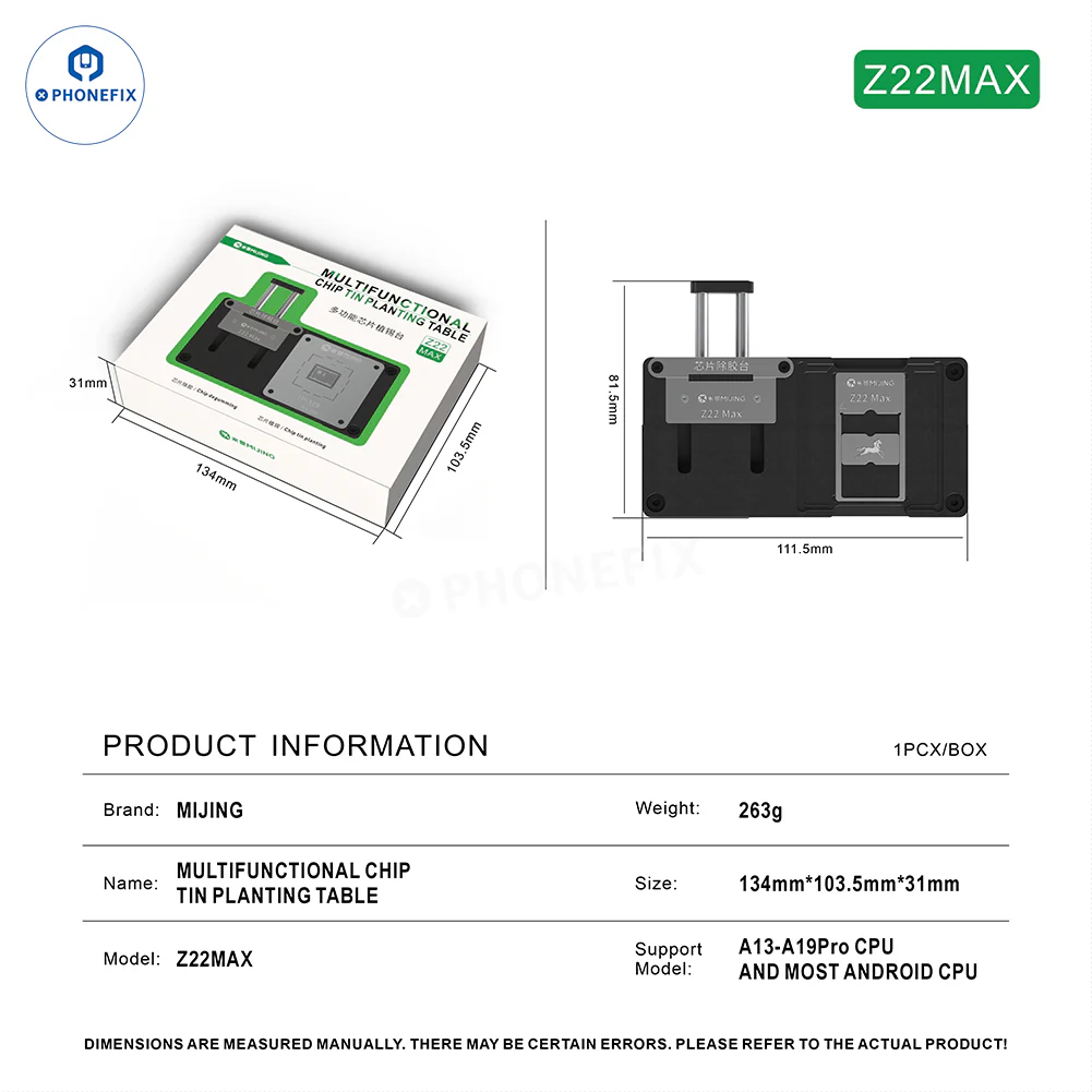 MIJING Z22MAX Reballing Platform/Glue Removal for iPhone Android - Image 9