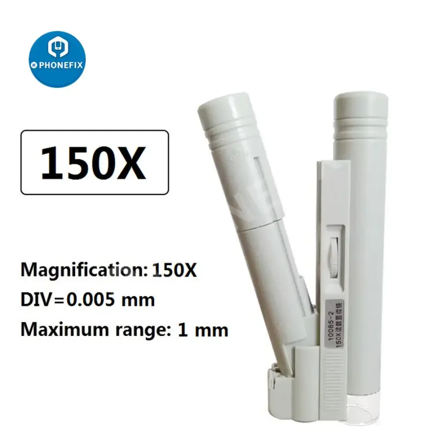 Mini Foldable LED Microscope Magnifier With Scale For Phone Repair - Image 11