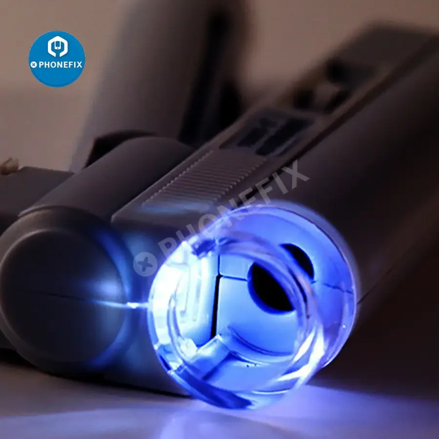 Mini Foldable LED Microscope Magnifier With Scale For Phone Repair - Image 12