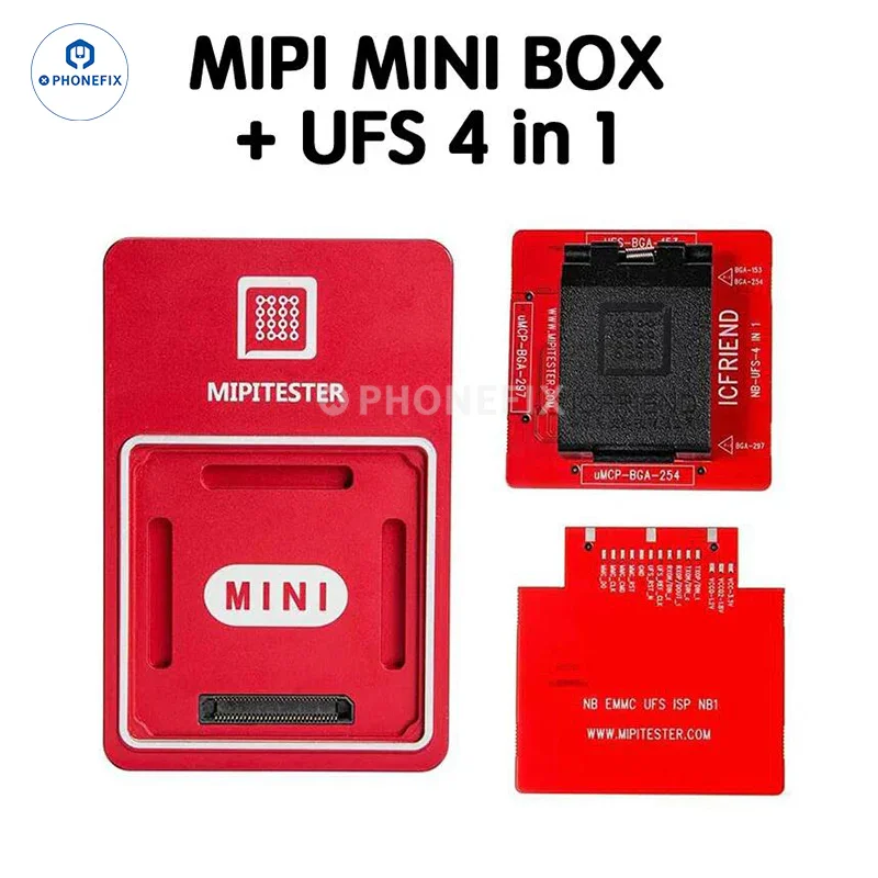 MiPiTester MINI Tester Box UFS153 UFS254 EMMC 13 IN 1 Adapter - Image 3