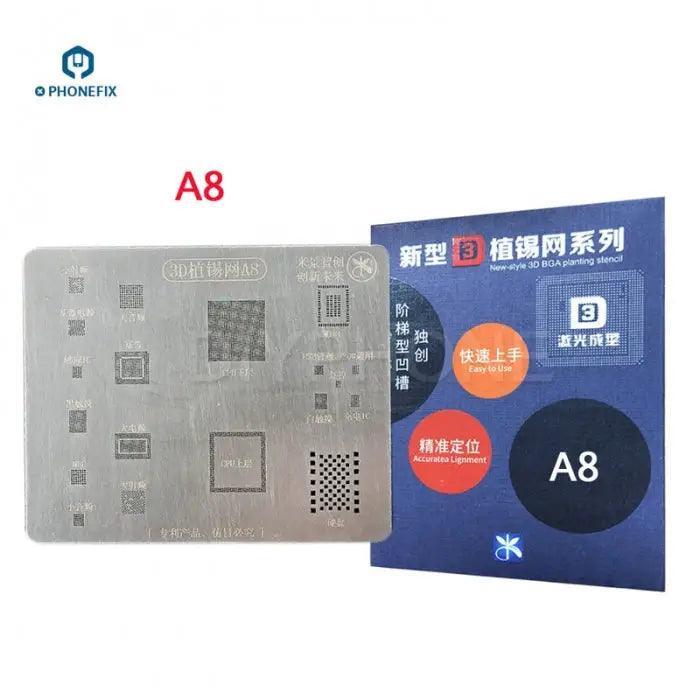 MJ 3D BGA Reballing Steel Stencil Plate Net For iPhone 6-13PM - Image 3