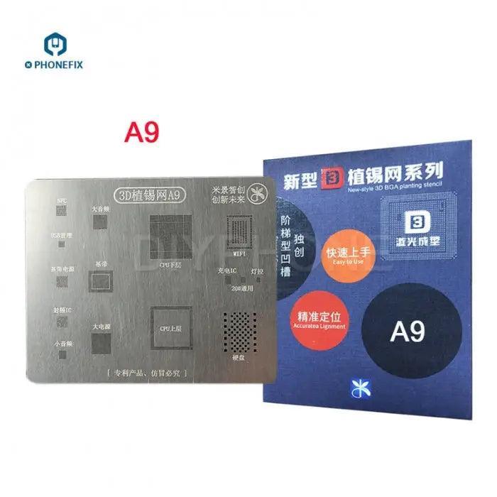 MJ 3D BGA Reballing Steel Stencil Plate Net For iPhone 6-13PM - Image 4
