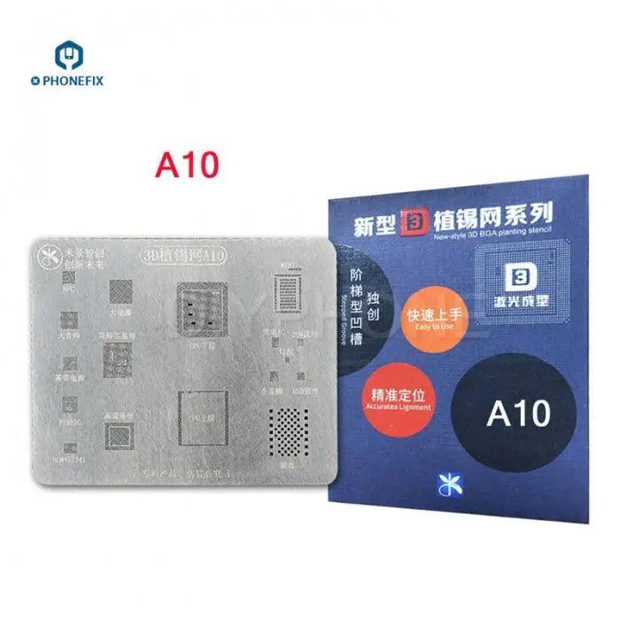 MJ 3D BGA Reballing Steel Stencil Plate Net For iPhone 6-13PM - Image 5