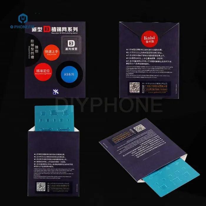 MJ 3D BGA Reballing Steel Stencil Plate Net For iPhone 6-13PM - Image 7