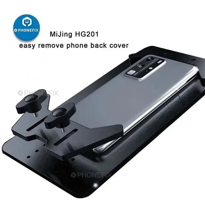 MJ HG201 Phone Back Cover Broken Glass Repair Holder Fixture - Image 2