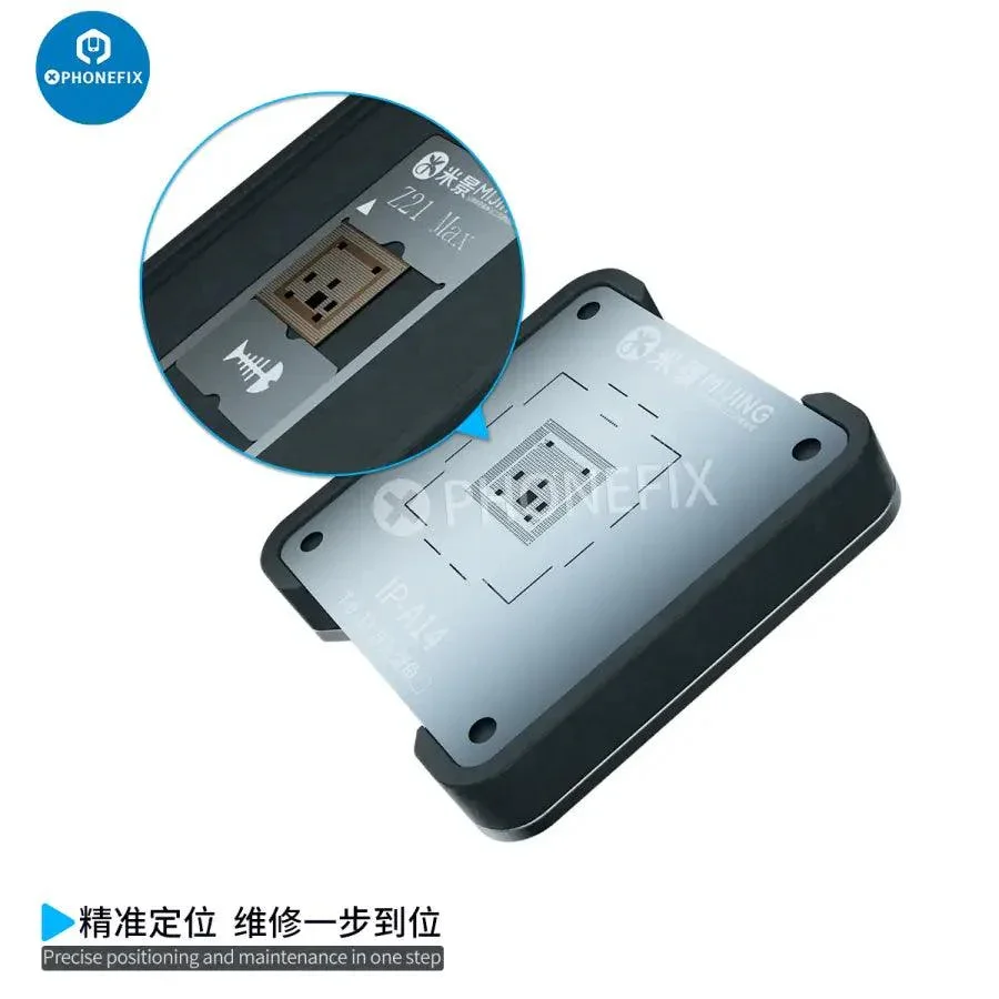 MJ Z21 MAX CPU Reballing Stencil For iPhone 6-16 Pro Max Repair - Image 10