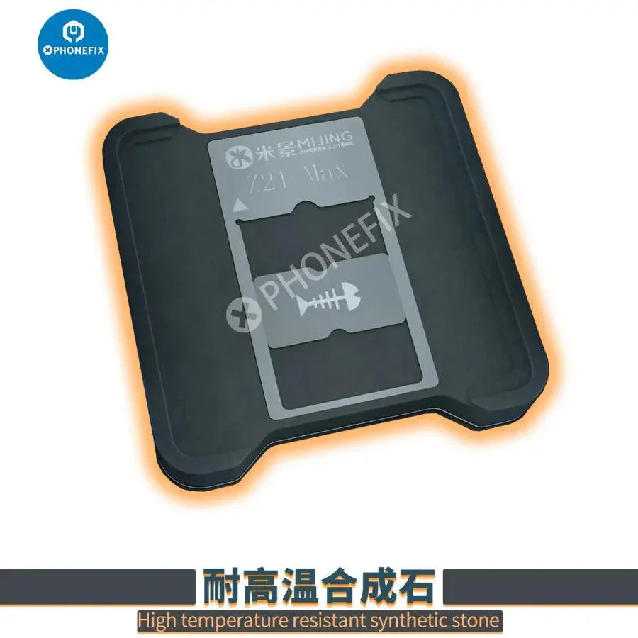 MJ Z21 MAX CPU Reballing Stencil For iPhone 6-16 Pro Max Repair - Image 11