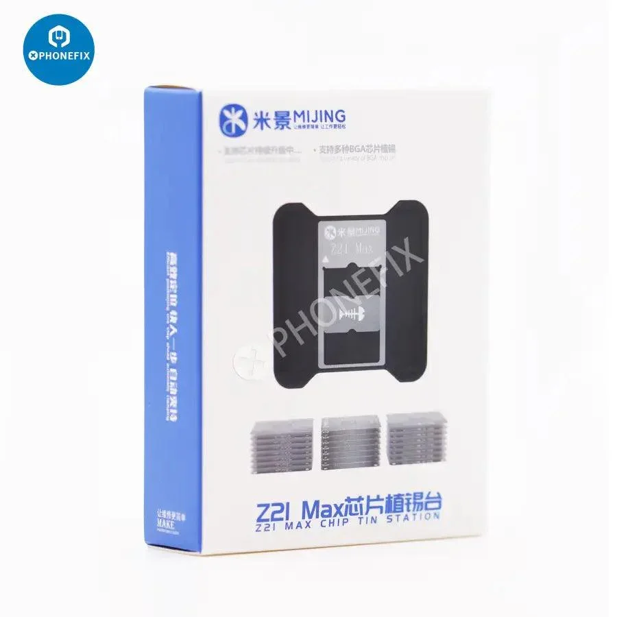 MJ Z21 MAX CPU Reballing Stencil For iPhone 6-16 Pro Max Repair - Image 13
