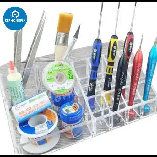 Mobile Repair Parts & Tools Storage Box Keep Workspace Organized - Image 3