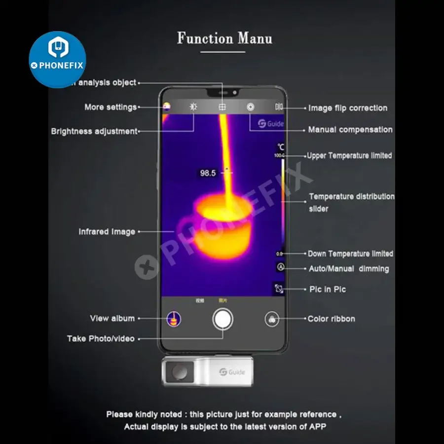MobIR Air Thermal Imaging Camera For Smartphone Android / IOS - Image 3