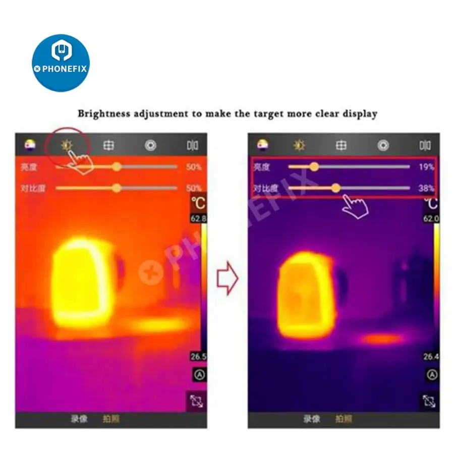 MobIR Air Thermal Imaging Camera For Smartphone Android / IOS - Image 6