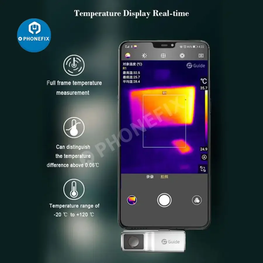 MobIR Air Thermal Imaging Camera For Smartphone Android / IOS - Image 8