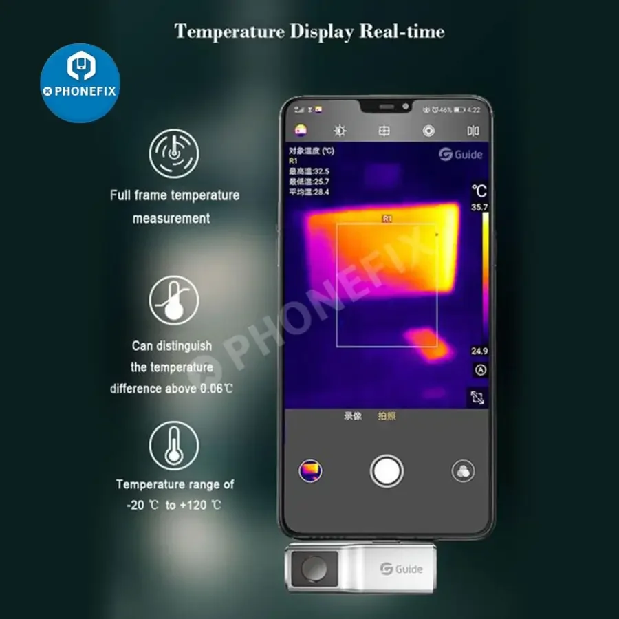 MobIR Air Thermal Imaging Camera for Type-C IOS PCB Diagnosis - Image 12