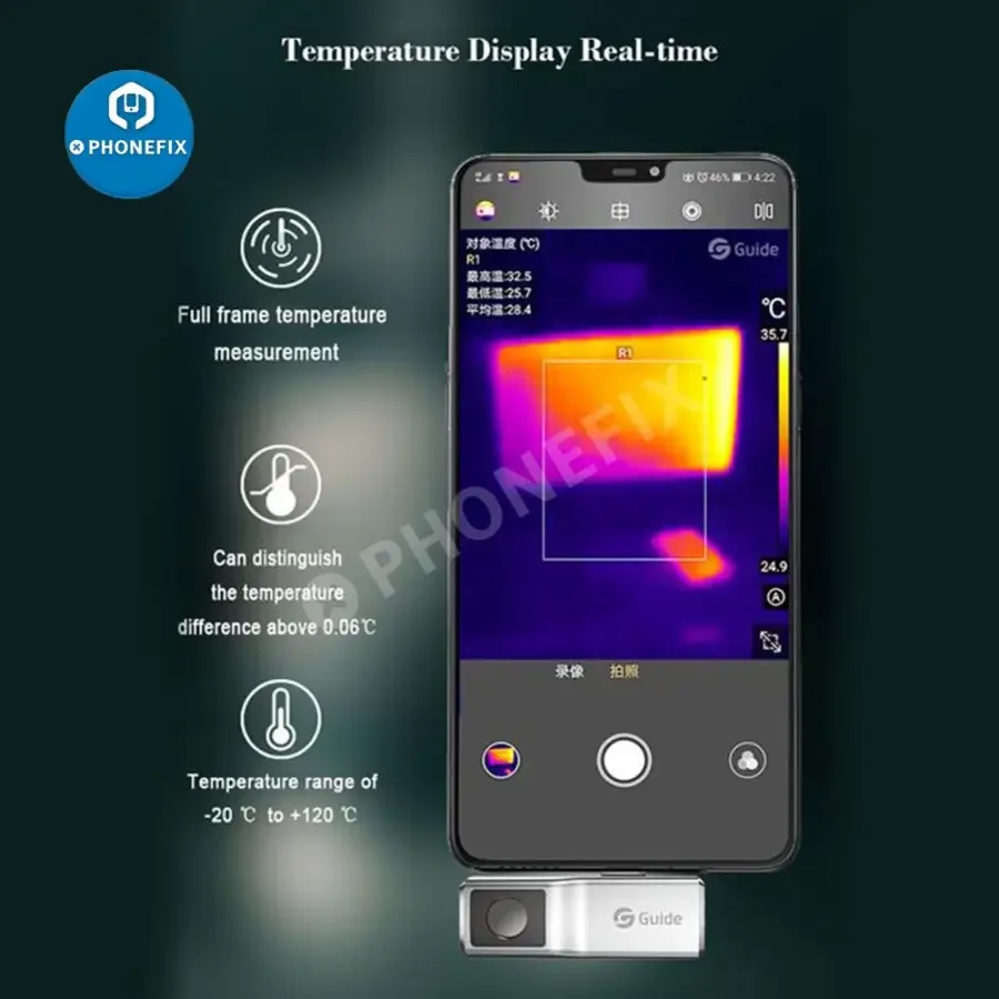 MobIR Air Thermal Imaging Camera for Type-C IOS PCB Diagnosis - Image 13