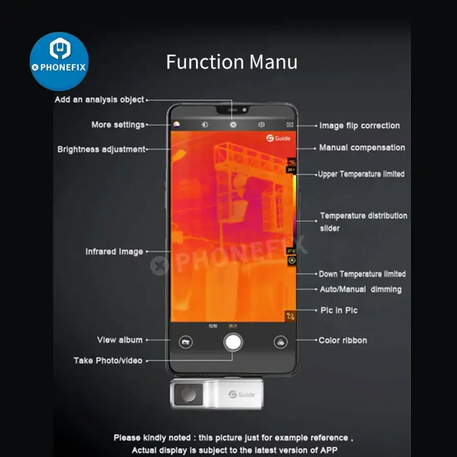 MobIR Air Thermal Imaging Camera for Type-C IOS PCB Diagnosis - Image 15
