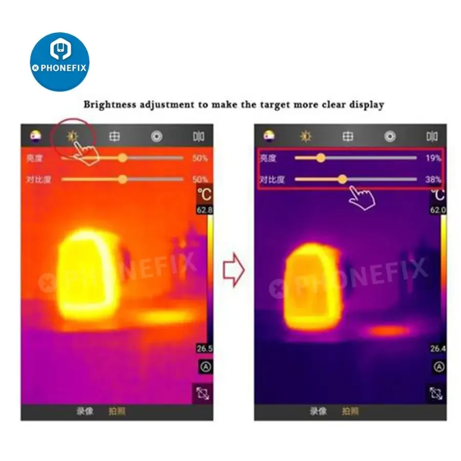 MobIR Air Thermal Imaging Camera for Type-C IOS PCB Diagnosis - Image 18