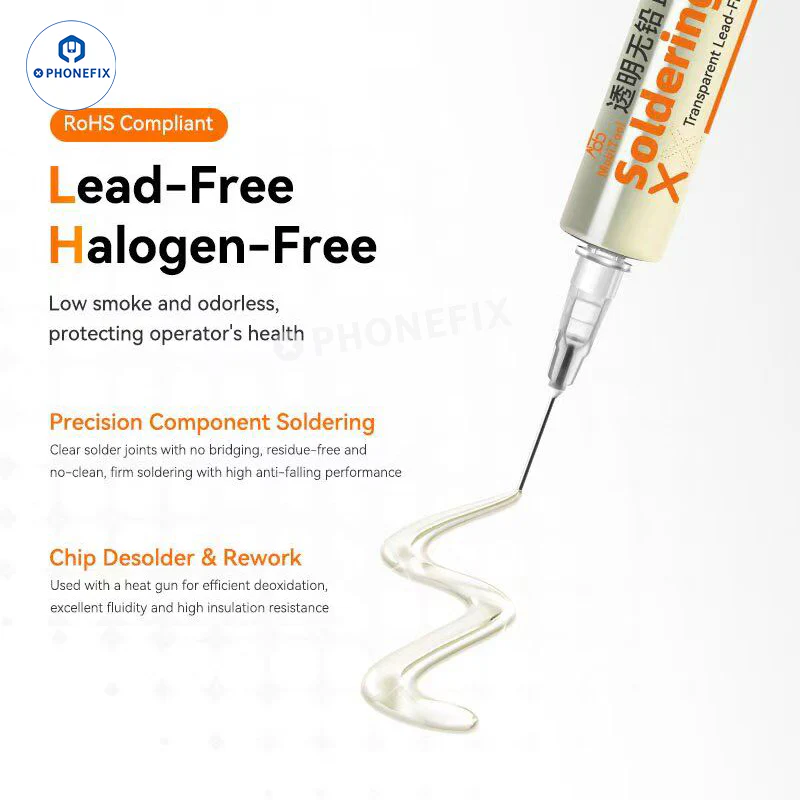 MobiTool MT-11 Clear Lead-free Soldering Flux for Phone PCB IC Repair - Image 3