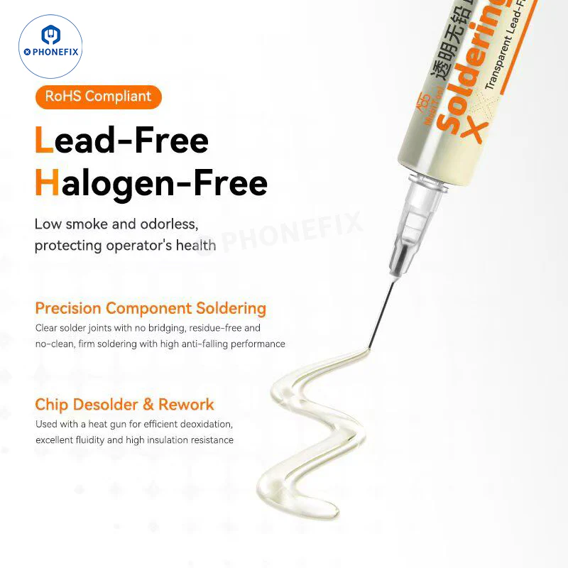 MobiTool MT-11 Clear Lead-free Soldering Flux for Phone PCB IC Repair - Image 4