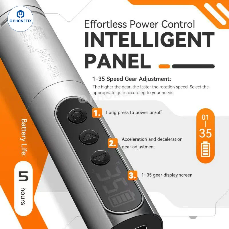 MobiTool MT-P2 Smart Handheld Grinding Pen for Phone Repair - Image 3