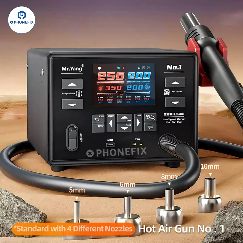 Mr.Yang No.1 Hot Air Gun YCS Smart Curve BGA Rework Station - Image 2