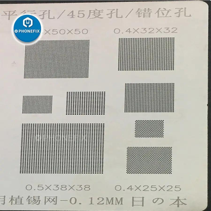 Multi-functional 0.12mm AMAOE BGA reballing stencil 0.3 0.35 0.4 0.5 - Image 3