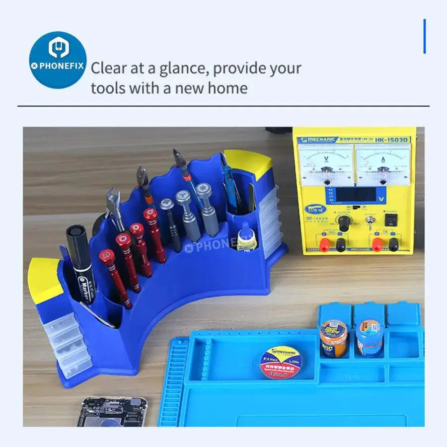 Multi-functional Plastic Storage Box For Phone Repair Tools Organizer - Image 3
