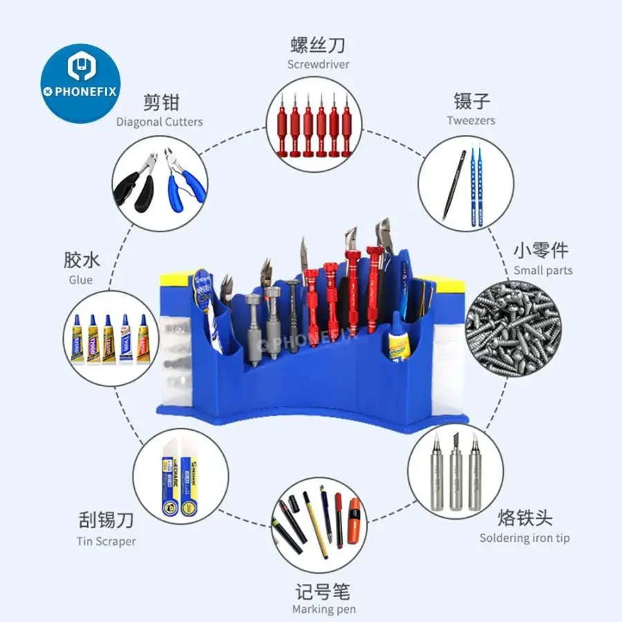 Multi-functional Plastic Storage Box For Phone Repair Tools Organizer - Image 4