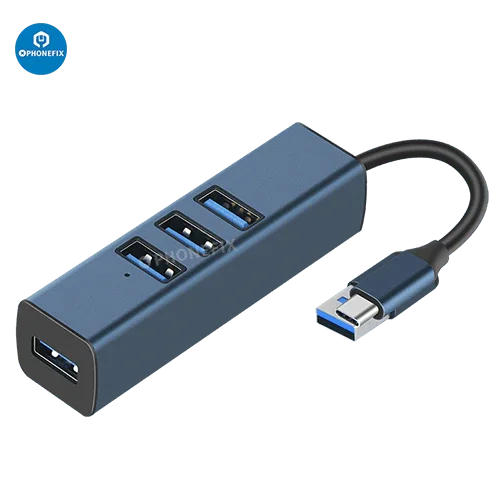 Multi USB Port Hub With 2 Feet Long Cable Phone PC Fast Data Transfer - Image 4