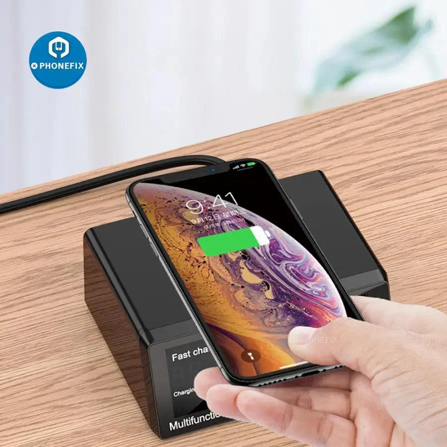 Multifunction 8 Port USB Fast Charging Station with Wireless 100W - Image 8
