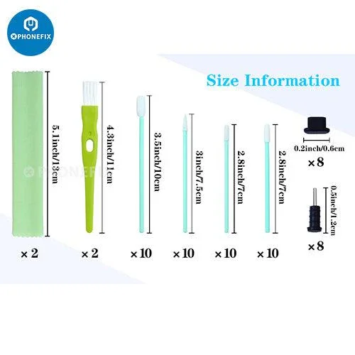 Multifunction Cell Phone Earbud Tablet Laptop Cleaning Brush Toolkit - Image 17