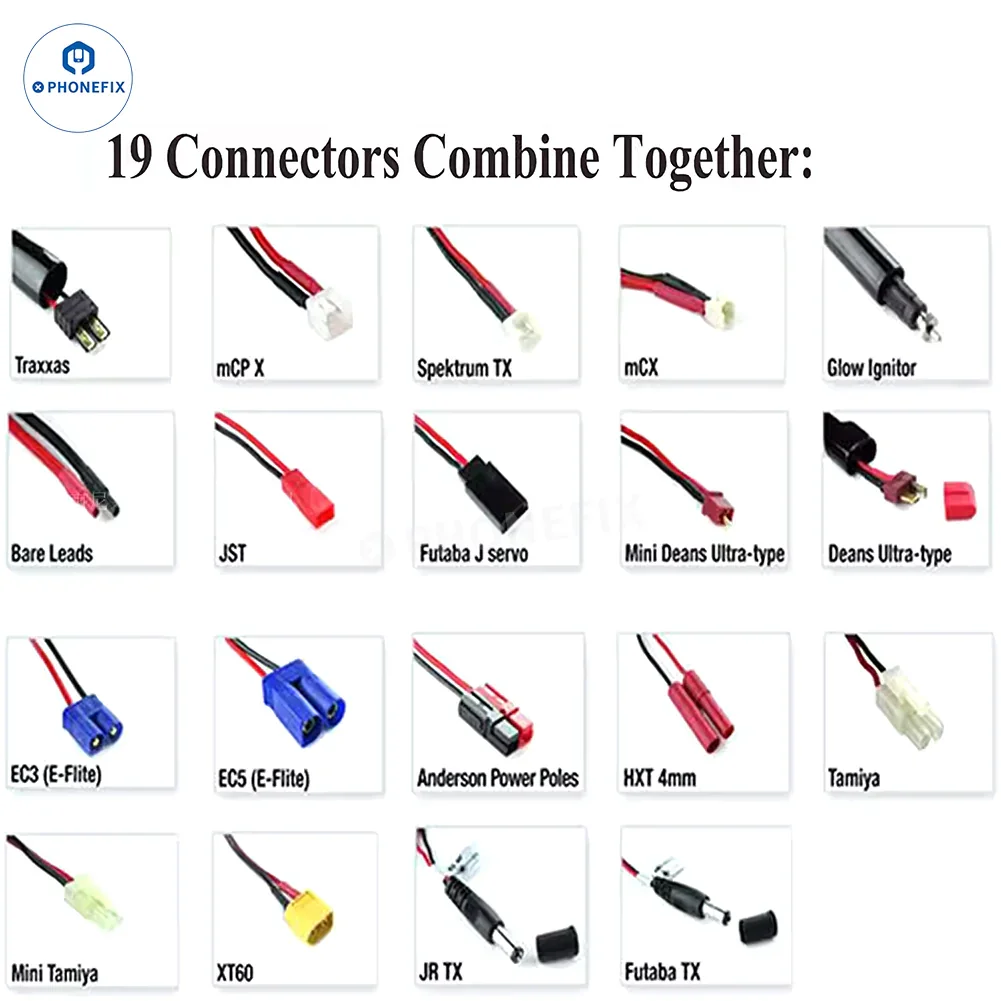 Multifunctional Balance Charging Cable Multiple Charger Connectors - Image 3
