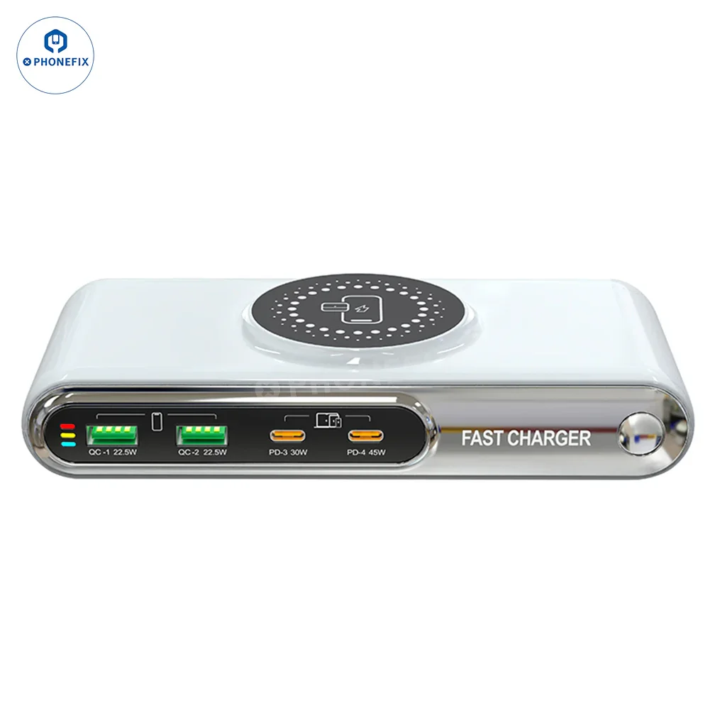Multifunctional Wireless Charging Station PD QC USB Fast Charger - Image 7