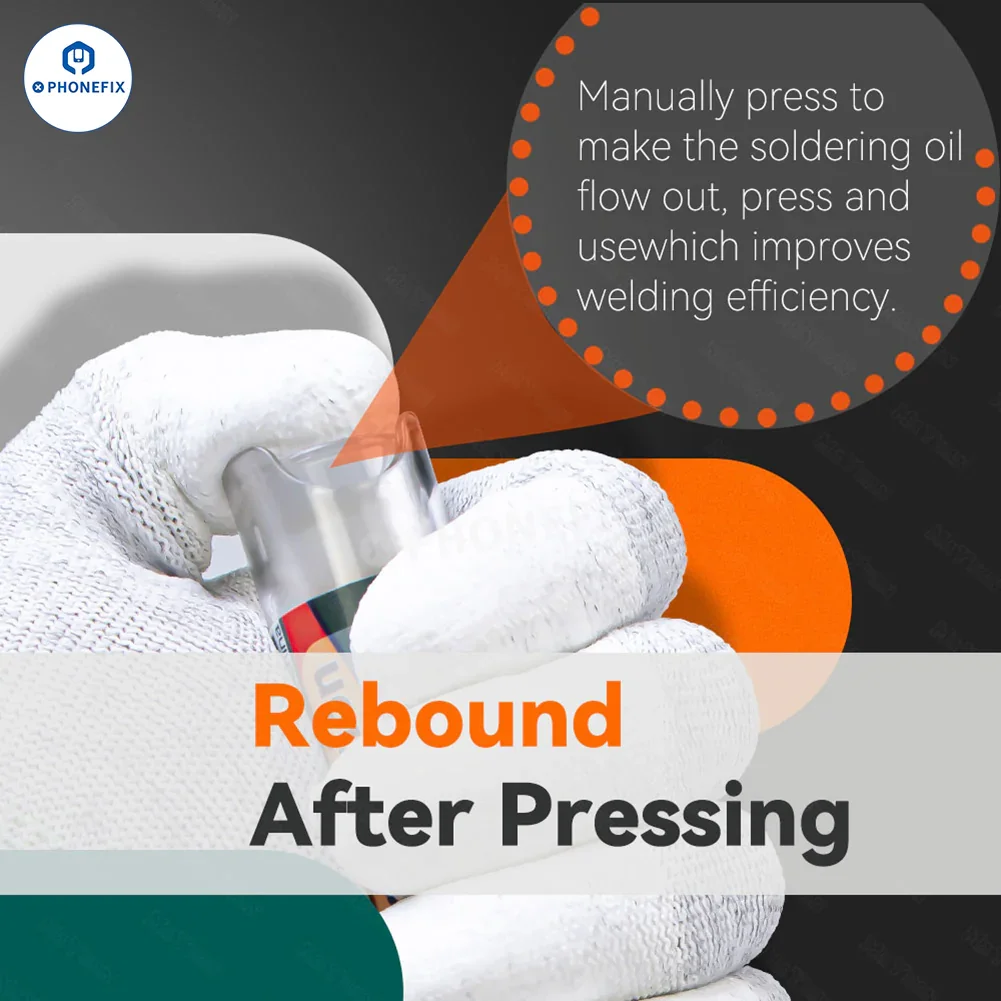 MY-316F Antioxidant Solder Flux Oil Manual Pressing for Phone Repair - Image 4