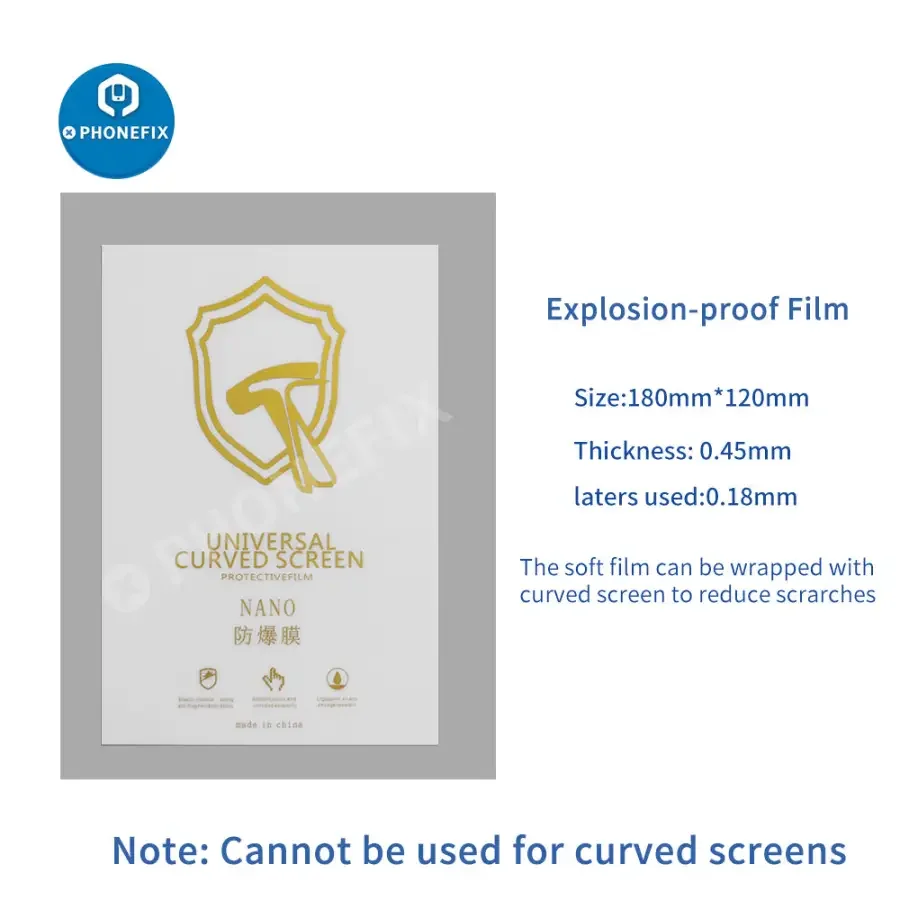 NANO Explosion-Proof Screen Protector For Phone Universal Film - Image 2